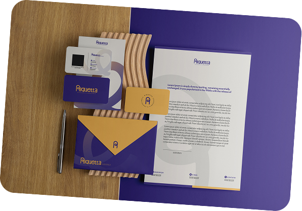 Mockup de papelaria institucional
